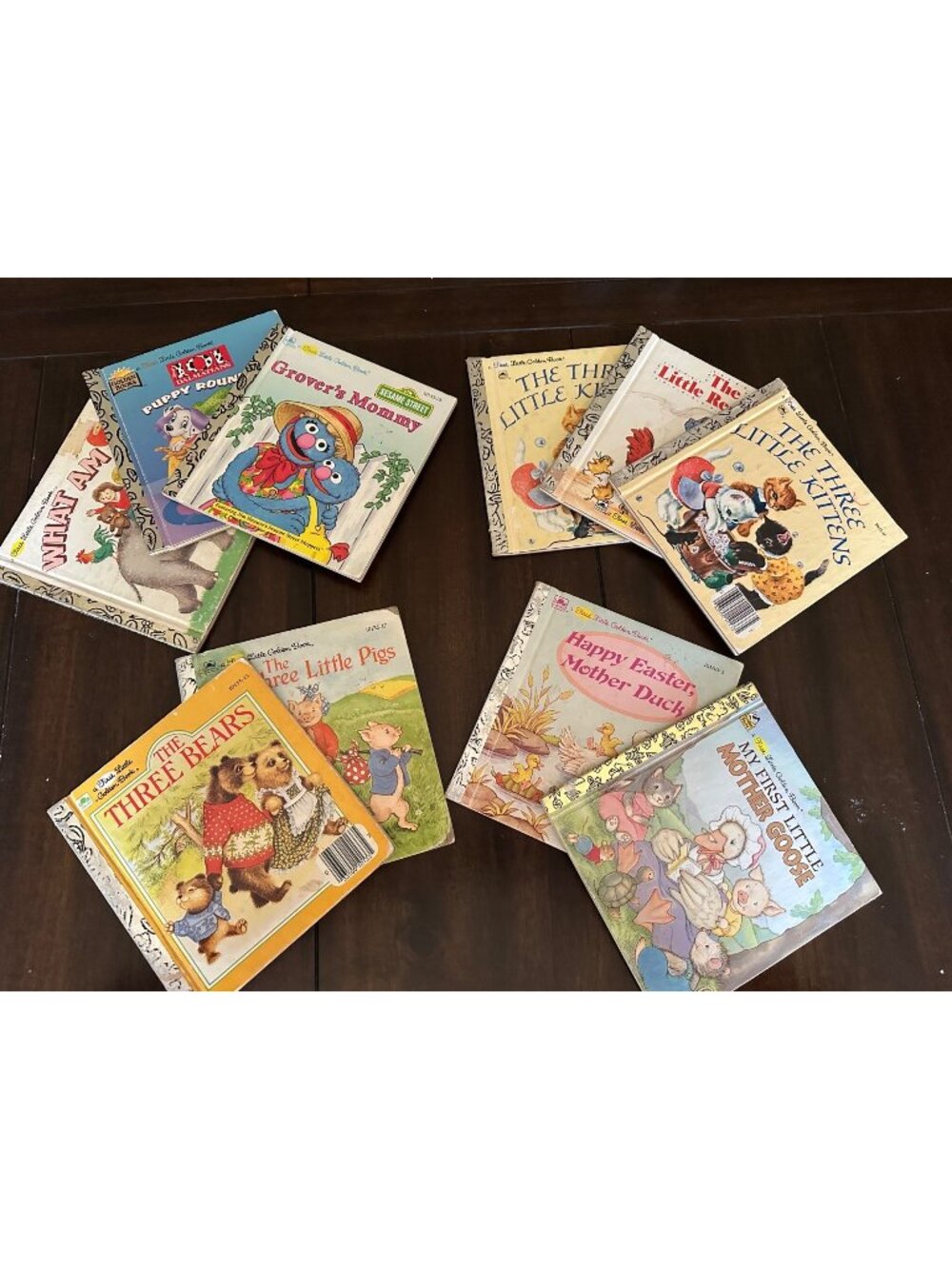 First Little Golden Books Nursery Rhymes Book Bundle Three Bears Red Hen Kitten